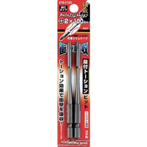新亀製作所 サンフラッグ SUNFLAG サンフラッグ BTB-2100 段付テーパースリムトーションビット2本組 2X100 新亀製作所 SUNFLAG