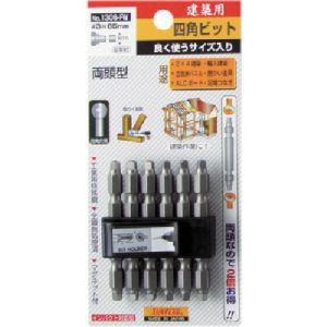 新亀製作所 サンフラッグ SUNFLAG サンフラッグ 1306FW-3-65 四角ビット6本組3×65mm 新亀製作所 SUNFLAG