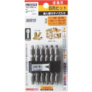 新亀製作所 サンフラッグ SUNFLAG サンフラッグ 1306FW-3-110 四角ビット6本組3×110mm 新亀製作所 SUNFLAG