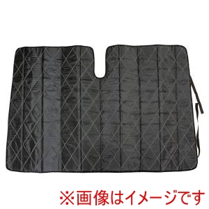 大自工業 Meltec 大自工業 PBK-53 クルマ用 フロントウィンドウ用サンシェード キルトシェードDX 3層構造 消臭 抗菌 リバーシブルタイプ LLサイズ