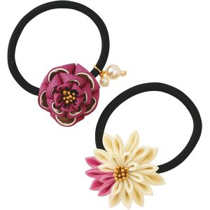 パナミ  Panami パナミ 手芸キット コットン生地で作る 普段づかいの つまみ細工 ローズ ヘアゴムセット LH-445 Panami PAN-LH445 タカギ繊維