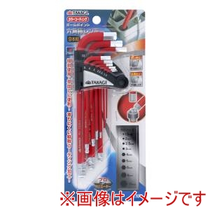 高儀 TKG 高儀 カラーコーティングBP六角棒9本組No.101 TKG