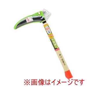 高儀 高儀 鋼付両刃中厚鎌三日月型 165mmオレンジ柄