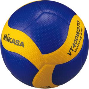 ミカサ MIKASA ミカサ バレー4号 トレーニング270g 青/黄 VT400W270