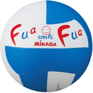 ミカサ MIKASA ミカサ ドッジボール ふあふあドッジ2号縫い ホワイト×ブルー FFD2WB