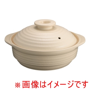 ミヤオカンパニーリミテド ミヤオカンパニーリミテド IH サーマテック 土鍋 ベージュ 9号 ME093