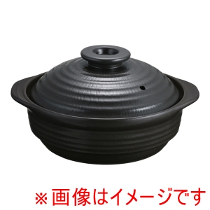 ミヤオカンパニーリミテド ミヤオカンパニーリミテド IH サーマテック 土鍋 ブラック 9号 ME097