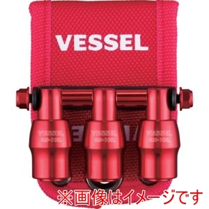 ベッセル VESSEL ベッセル QB-10B3RR 限定クイックキャッチャー3連ホルダー赤
