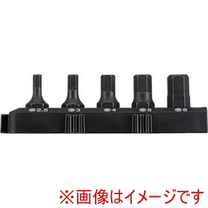 ベッセル VESSEL ベッセル TD-BS22 TD-BS22 ビットセット5本組 ヘックス
