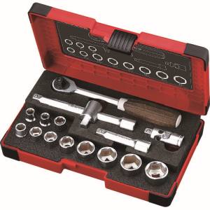 "ベッセル VESSEL ベッセル HRW3002M-W ウッディーソケットレンチセット HRW3002M-W 差込角3/8"" VESSEL"
