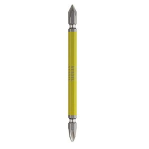 ベッセル VESSEL ベッセル GS141211 剛彩ビット 2本組 両頭コンビ +1/+2X110mm VESSEL