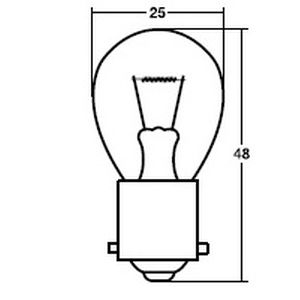 スタンレー電気 STANLEY スタンレー A4575B バルブ 12V 21W S25 BA15S 10個入 STANLEY