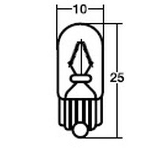 スタンレー電気 STANLEY スタンレー WB127Y ウェッジベース電球 12V 5W T10 黄 10個入 STANLEY