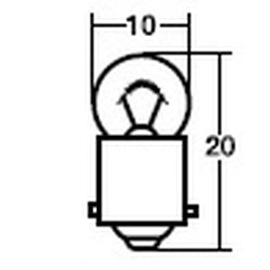 スタンレー電気 STANLEY スタンレー A61A パネル、メーター用電球 6V 1.7W G10 BA9S 10個入 STANLEY