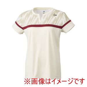 ダンロップ DUNLOP ダンロップ DAP1561W ゲームシャツ アイボリ- M