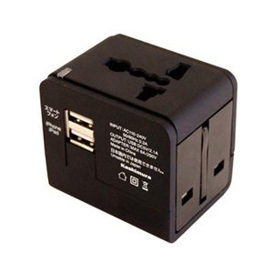 カシムラ kashimura カシムラ NTI-153 海外用変換プラグ A C O BFタイプ 2USB2.1A