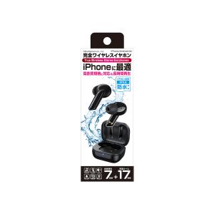 カシムラ kashimura カシムラ BL-112 完全ワイヤレス ステレオ イヤホン 高音質 BK