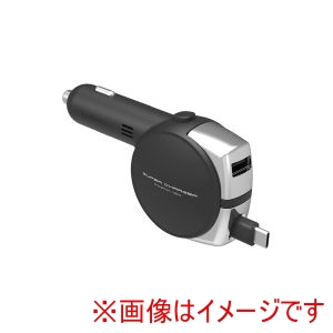 カシムラ kashimura カシムラ DC070 DC リール 充電器 PD30W 18W Type-C