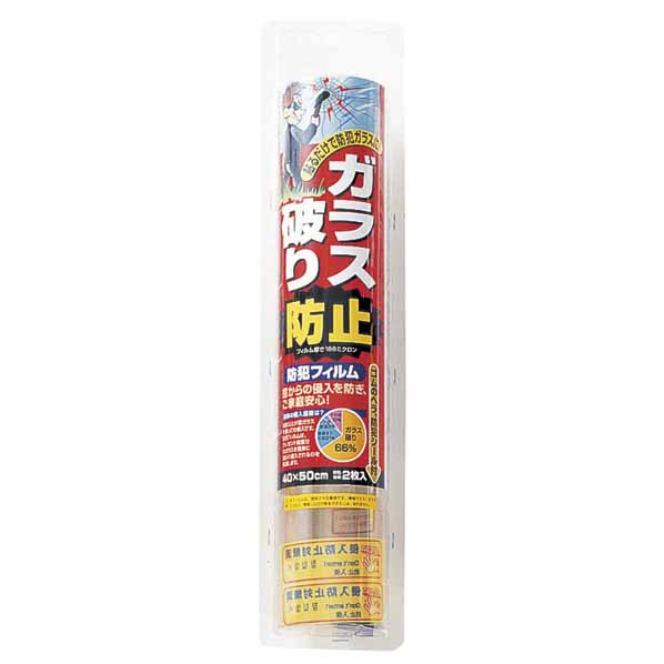  ノムラテック NOMURATEC ノムラテック N-2081 透明ガラス専用 防犯フイルム 透明 40x90cm 2枚入