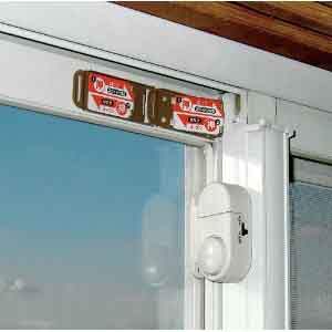  ノムラテック NOMURATEC ノムラテック N-1126 サッシ用簡易補助錠 防犯センサー&Wサッシロックセット