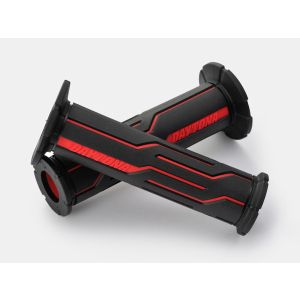 デイトナ DAYTONA デイトナ 99269 ビッグバイク GRIPPY GRIP GG-D-LINE ブラック×レッド 120mm DAYTONA