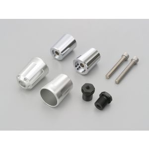 デイトナ DAYTONA デイトナ 17257 ビッグバイク ヘビーウエイトバーエンド リボルバー シルバー M17 DAYTONA