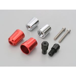 デイトナ DAYTONA デイトナ 17259 ビッグバイク ヘビーウエイトバーエンド リボルバー レッド M16 DAYTONA