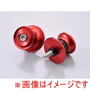 デイトナ DAYTONA デイトナ 61529 スイングアームスプール ナイロングリップ M6 カラー レッド