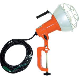 ハタヤリミテッド HATAYA ハタヤ RG-205K 防雨型作業灯 リフレクターランプ200W 100V接地付5m バイス付