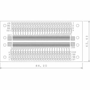 サンハヤト Sunhayato サンハヤト CKS-620 SMTコネクタ変換基板