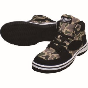喜多 喜多 MG5590-CMO-24.5 ハイカットセーフティスニーカー カモフラ 24.5
