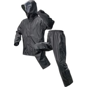 喜多 喜多 NO2920-BK-L レッヂレイン ストレッチ透湿合羽 ブラック L