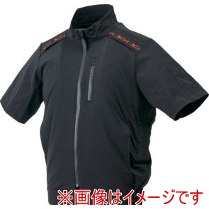 原田産業 原田産業 33700515 半袖ブルゾン空調ウェア EX.WORKERS ブラック 2L