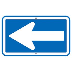 日本緑十字社 緑十字 133240 道路標識 構内用 一方通行 道路326 350×600mm スチール
