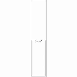 日本緑十字社 緑十字 46120 責任者氏名標識 白無地タイプ 名120 150×30mm 名札差込式 エンビ
