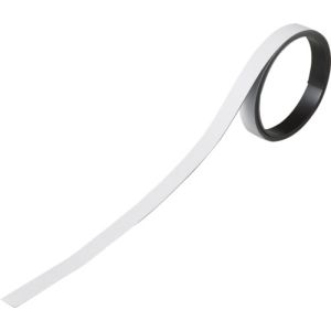 日本緑十字社 緑十字 312011 テープ状カラーマグネット 白 マグネ10W 10mm 幅×1m×0.8mm 3本組