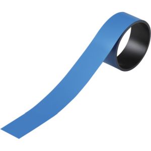 日本緑十字社 緑十字 312056 テープ状カラーマグネット 青 マグネ30B 30mm幅×1m×0.8mm 片面磁力