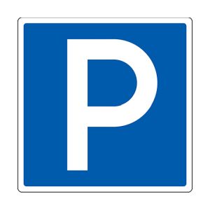 日本緑十字社 緑十字 133710 道路標識 構内用 P 駐車可 道路403 AL 600×600mm 反射タイプ アルミ製
