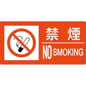 日本緑十字社 緑十字 59206 消防標識 禁煙 NOSMOKING 消防-6B 250×500mm エンビ