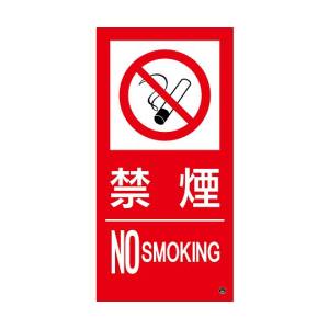 日本緑十字社 緑十字 59215 消防標識ステッカー 禁煙 NOSMOKING 消防-15B 500×250mm