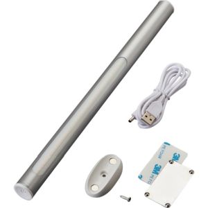 日本緑十字社 緑十字 353044 LEDライト LED Magic Wand マジックワンド  シルバー 22Φ×306mm 充電式