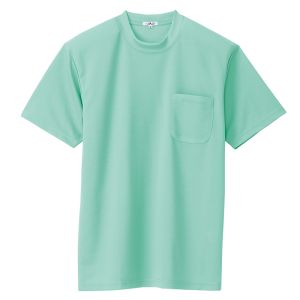 アイトス アイトス 10576-005-M 吸汗速乾 クールコンフォート 半袖Tシャツ ポケット付 男女兼用 ミントグリーン Mサイズ