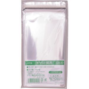IRL IRL OBT-20 OPP袋フタ付シール付き チケット類用