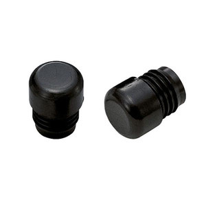 キジマ KIJIMA キジマ 204-1101 バーエンド ナイロン ナイケイ14mm ブラック 2コSET KIJIMA