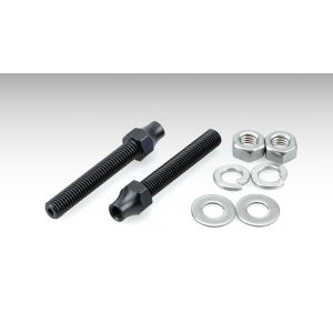 キジマ KIJIMA キジマ 217-5025 ウインカーシャフト エクステンション 15mm M6ヨウ M8x48 BK 2コ