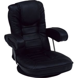 萩原 萩原 LZ-1081BK 座椅子 ブラック メーカー直送 代引不可 北海道沖縄離島不可