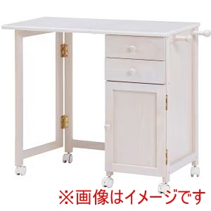 萩原 萩原 VT-7370WS VC-7371WS 折りたたみ デスク チェア セット ホワイトウォッシュ メーカー直送 代引不可 北海道沖縄離島不可