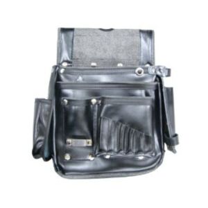 ヒマサ金物 ヒマサ金物 ふくろ倶楽部 究極 釘袋 四型 黒 HB-094K