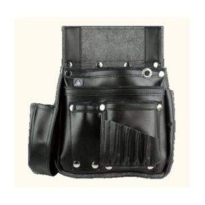 ヒマサ金物 ヒマサ金物 ふくろ倶楽部 伝説 釘袋 四型 黒 HB-034K