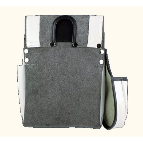  ヒマサ金物 ヒマサ金物 ふくろ倶楽部 伝説 釘袋 四型 白 HB-034W